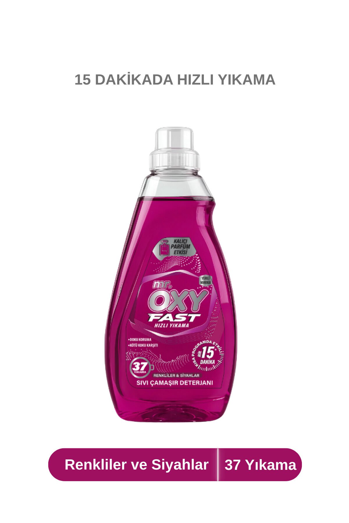 MR.OXY FAST RENKLİ SİYAH FUSYA 1480 ML