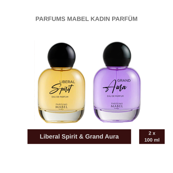 Parfums Mabel Kadın Parfüm Seti Liberal Spirit & Grand Aura 2x100 ml